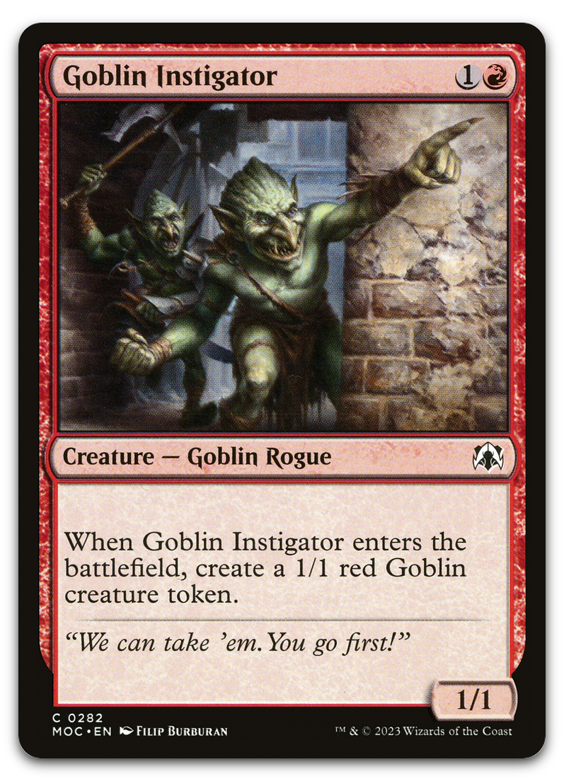 Goblin Instigator (Commander: March of the Machine)