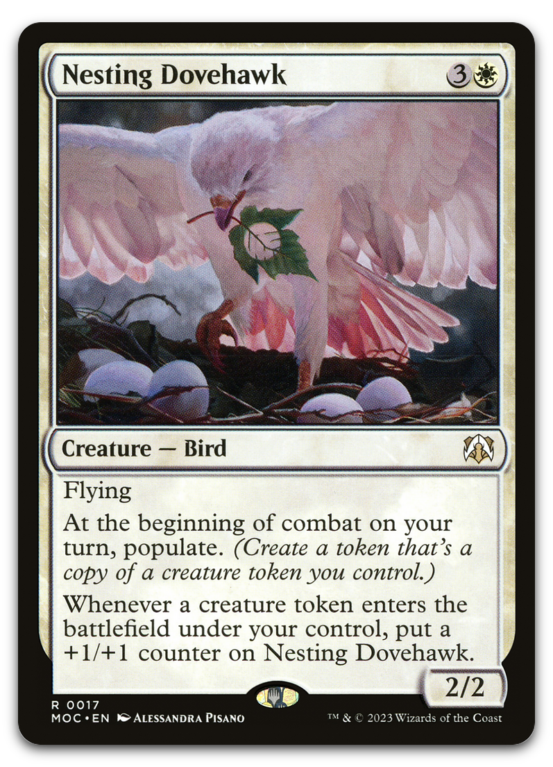 Nesting Dovehawk (Commander: March of the Machine)