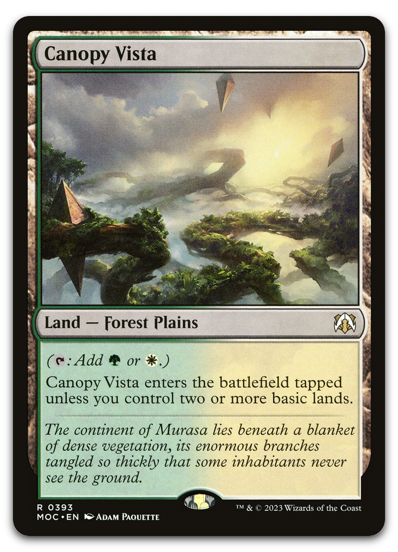 Canopy Vista (Commander: March of the Machine)