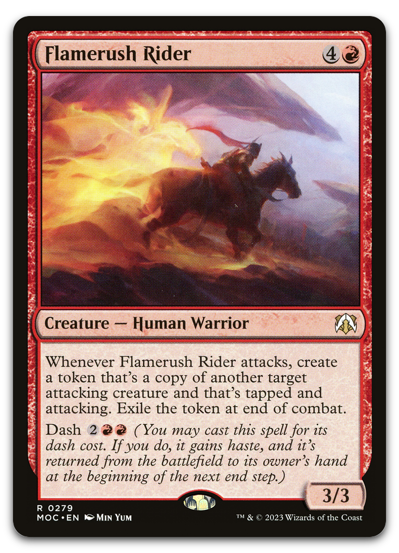 Flamerush Rider (Commander: March of the Machine)