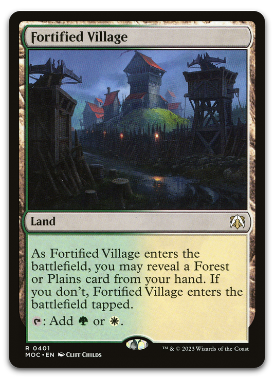 Fortified Village (Commander: March of the Machine)