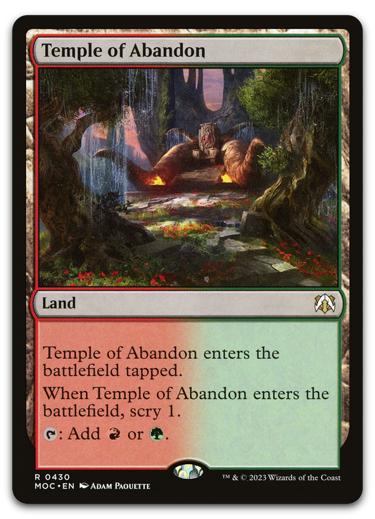 Temple of Abandon (Commander: March of the Machine)
