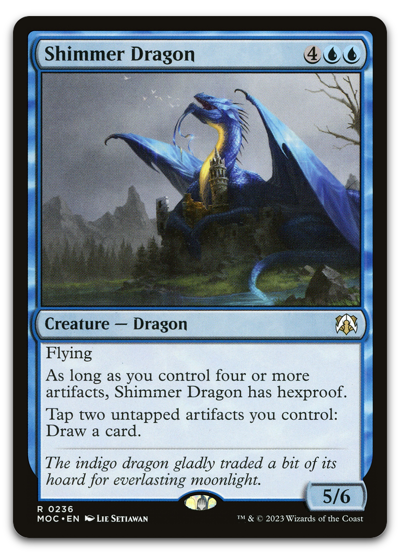 Shimmer Dragon (Commander: March of the Machine)