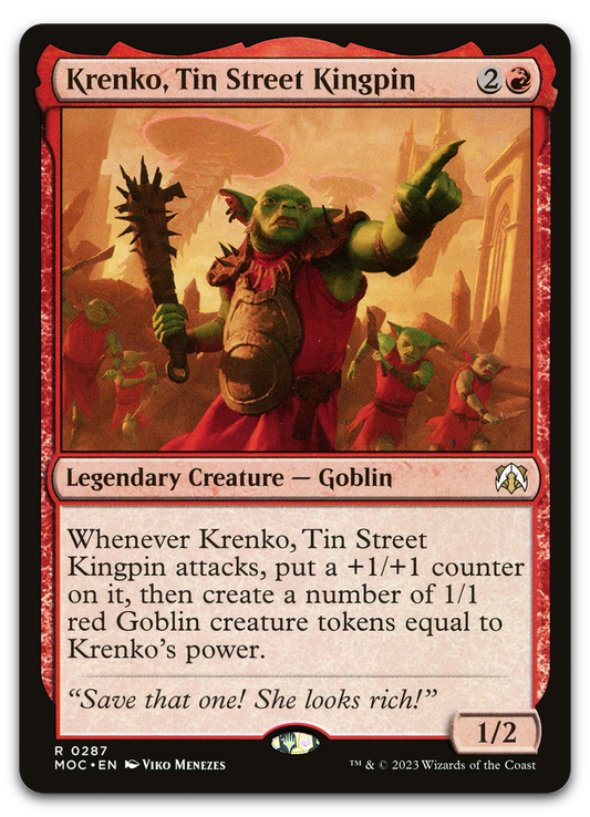 Krenko, Tin Street Kingpin (Commander: March of the Machine)