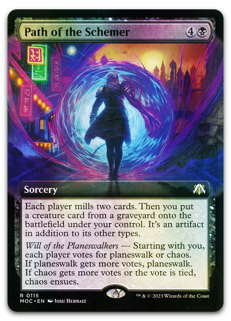 Path of the Schemer (Extended Art) (Commander: March of the Machine)