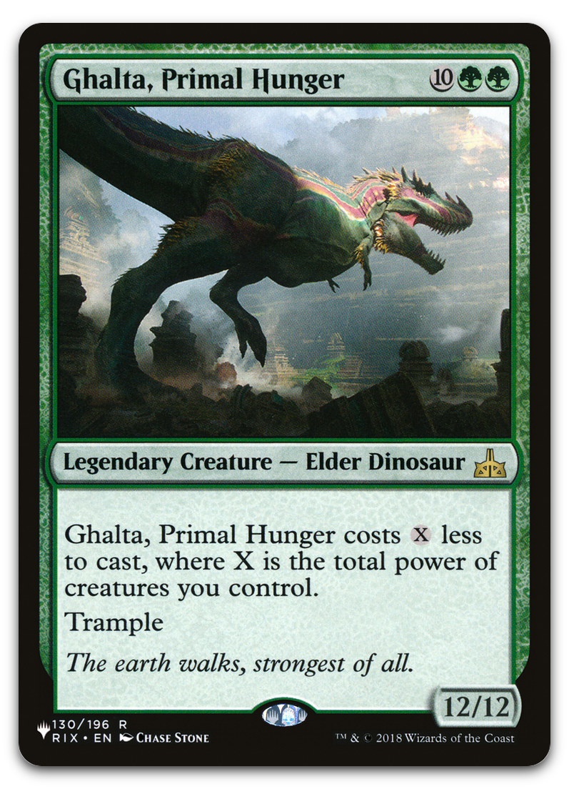 Ghalta, Primal Hunger (The List Reprints)