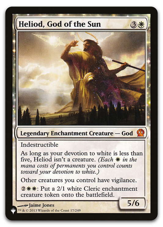 Heliod, God of the Sun (The List Reprints)