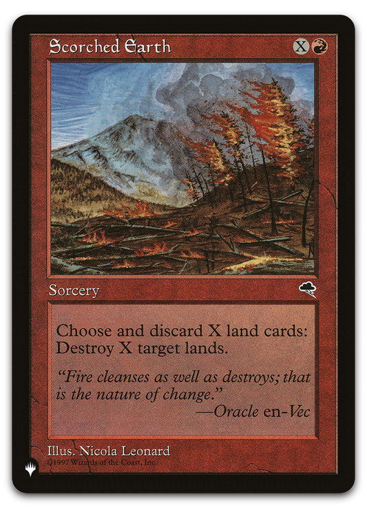 Scorched Earth (The List Reprints)