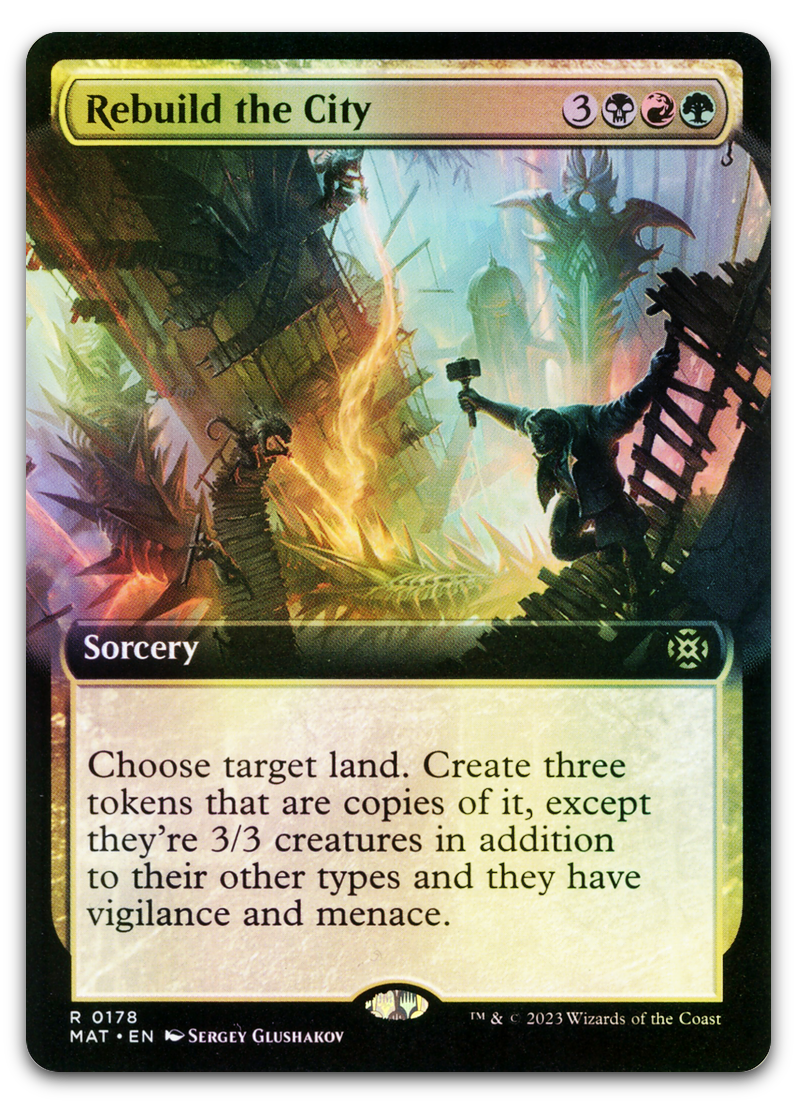 Rebuild the City (Extended Art) (March of the Machine: The Aftermath)