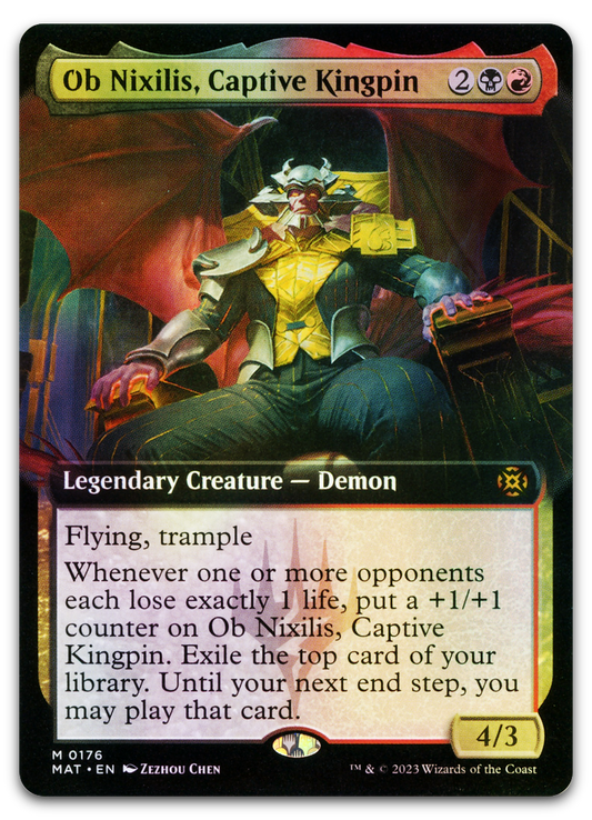 Ob Nixilis, Captive Kingpin (Extended Art) (March of the Machine: The Aftermath)