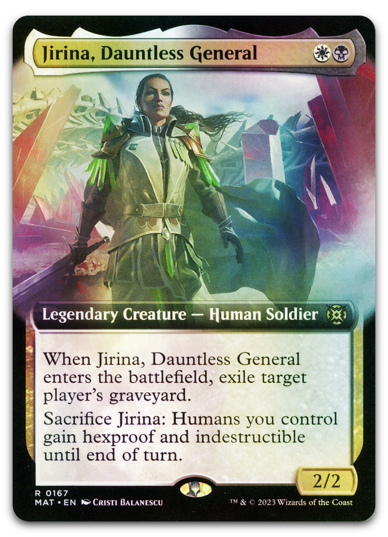 Jirina, Dauntless General (Extended Art) (March of the Machine: The Aftermath)