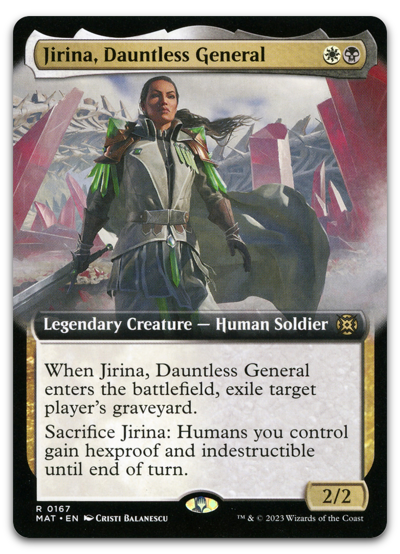 Jirina, Dauntless General (Extended Art) (March of the Machine: The Aftermath)