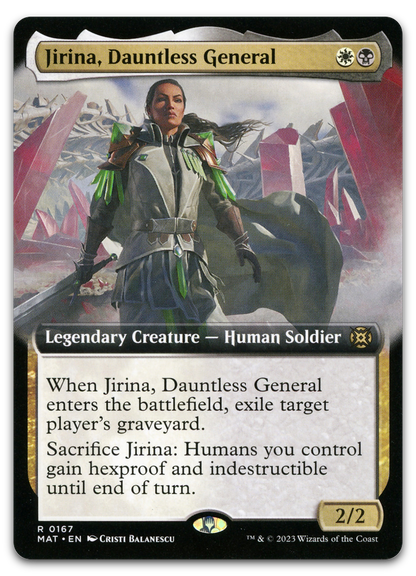 Jirina, Dauntless General (Extended Art) (March of the Machine: The Aftermath)