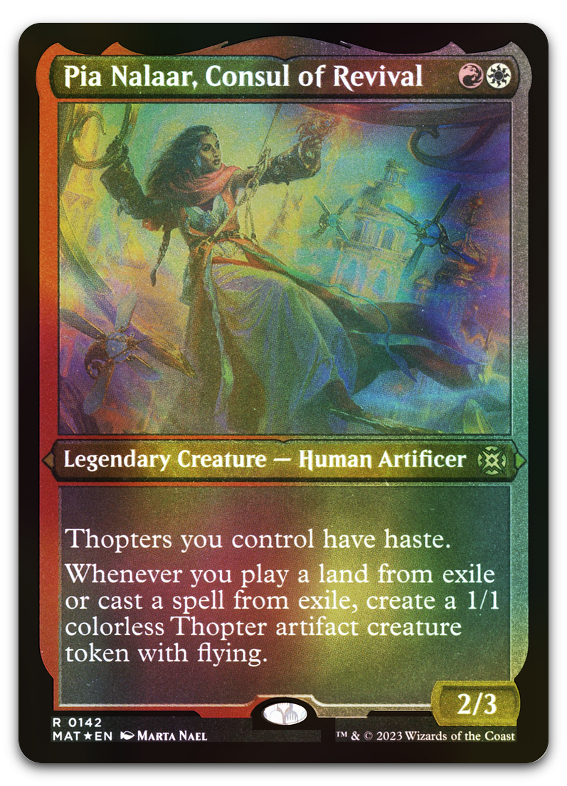 Pia Nalaar, Consul of Revival (Foil Etched) (March of the Machine: The Aftermath)