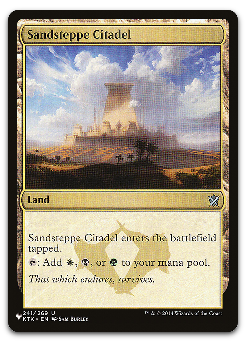 Sandsteppe Citadel (KTK) (The List Reprints)