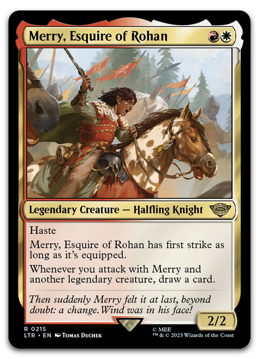 Merry, Esquire of Rohan (Universes Beyond: The Lord of the Rings: Tales of Middle-earth)