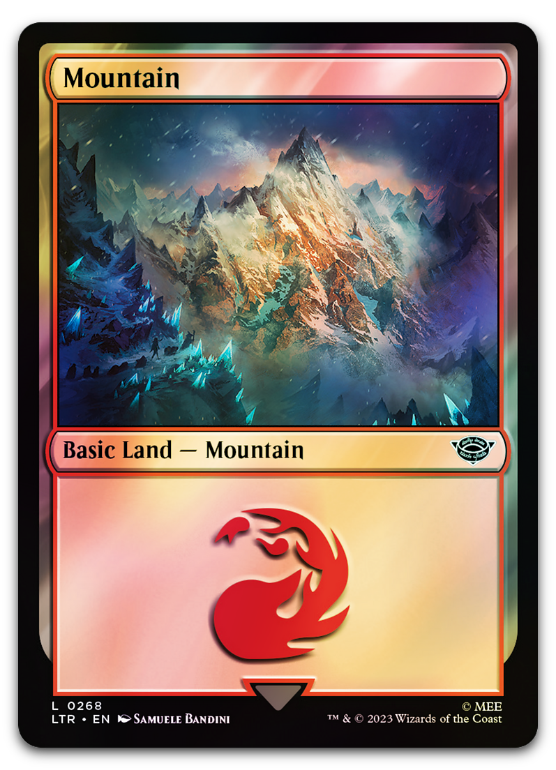 Mountain (0268) (Universes Beyond: The Lord of the Rings: Tales of Middle-earth)
