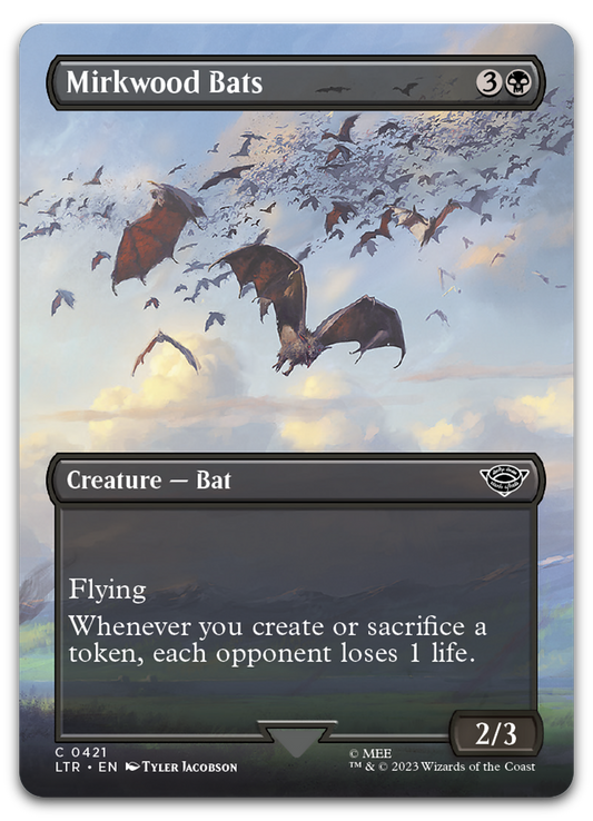 Mirkwood Bats (Borderless) (Universes Beyond: The Lord of the Rings: Tales of Middle-earth)