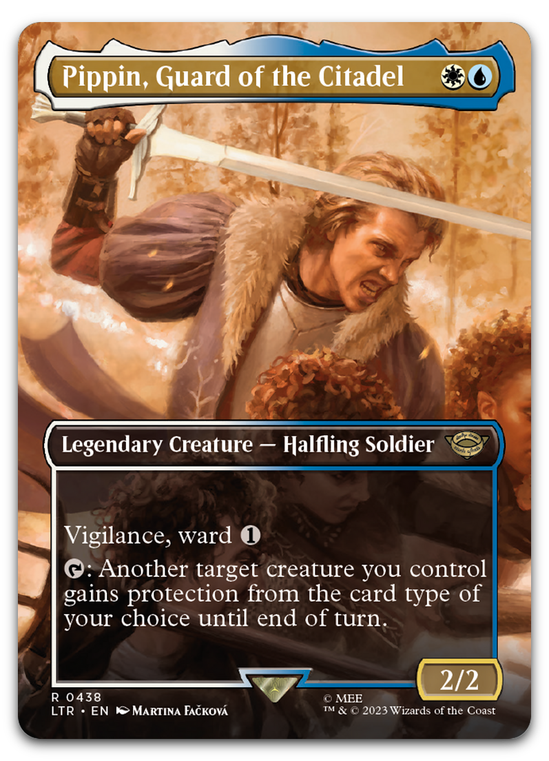 Pippin, Guard of the Citadel (Borderless) (Universes Beyond: The Lord of the Rings: Tales of Middle-earth)