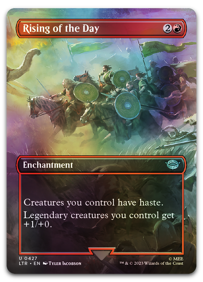 Rising of the Day (Borderless) (Universes Beyond: The Lord of the Rings: Tales of Middle-earth)