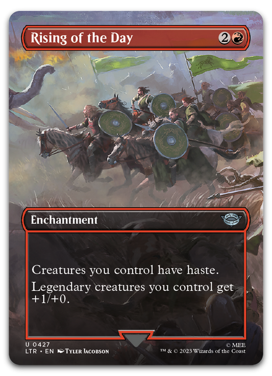 Rising of the Day (Borderless) (Universes Beyond: The Lord of the Rings: Tales of Middle-earth)