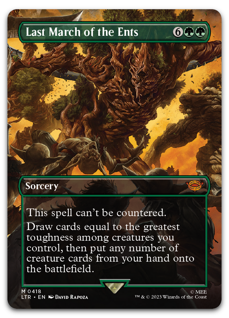 Last March of the Ents (Borderless) (Universes Beyond: The Lord of the Rings: Tales of Middle-earth)