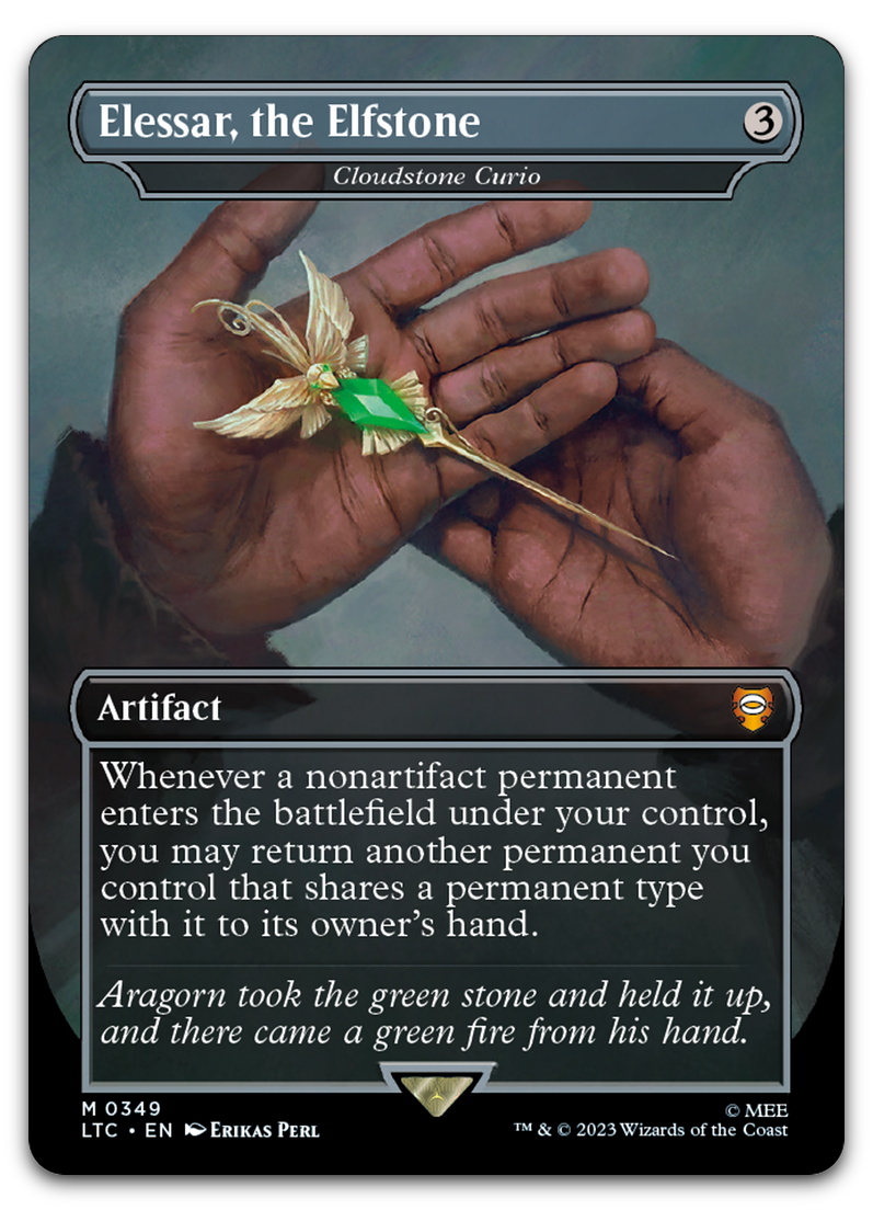 Elessar, the Elfstone - Cloudstone Curio (Commander: The Lord of the Rings: Tales of Middle-earth)