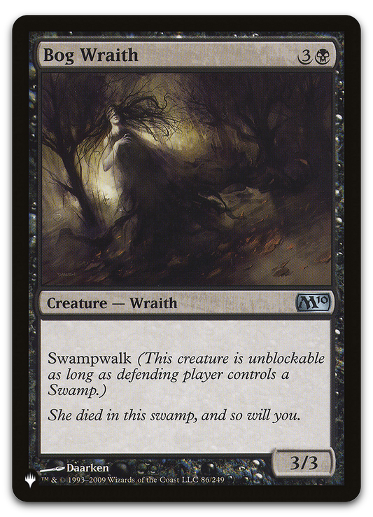 Bog Wraith (The List Reprints)