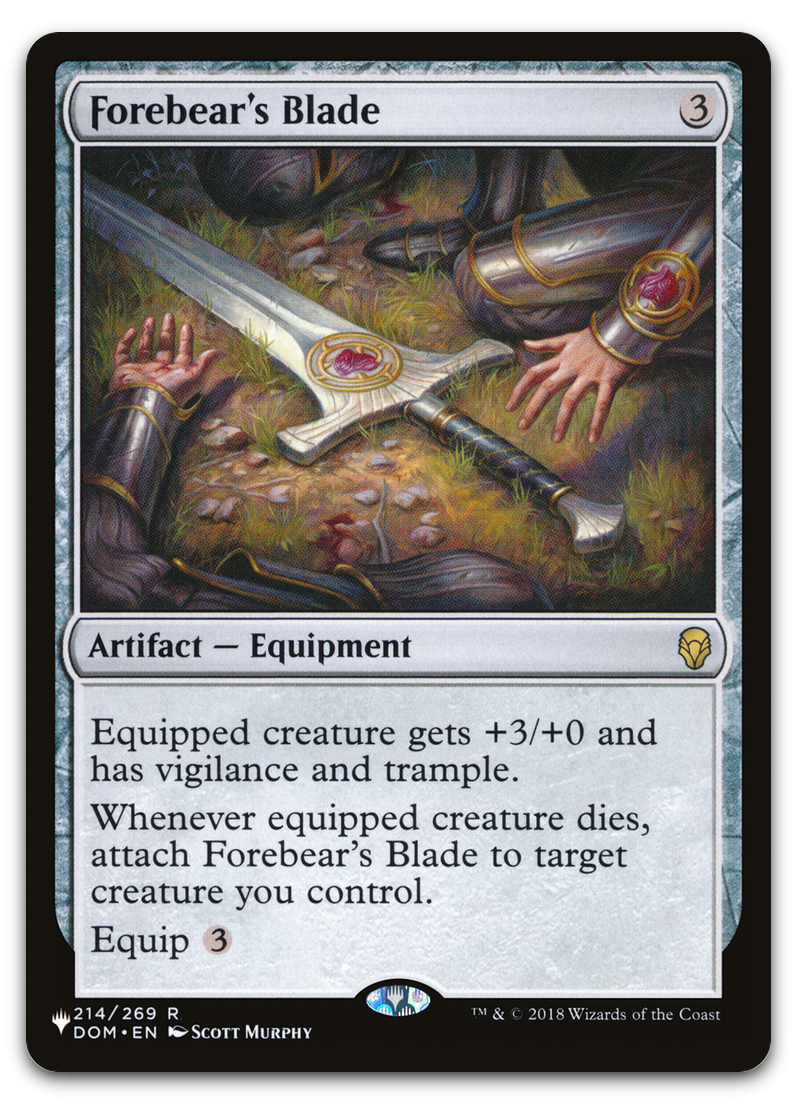 Forebear's Blade (The List Reprints)