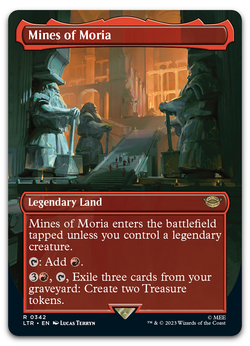 Mines of Moria (Borderless) (Universes Beyond: The Lord of the Rings: Tales of Middle-earth)