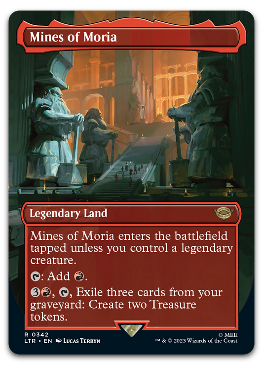 Mines of Moria (Borderless) (Universes Beyond: The Lord of the Rings: Tales of Middle-earth)