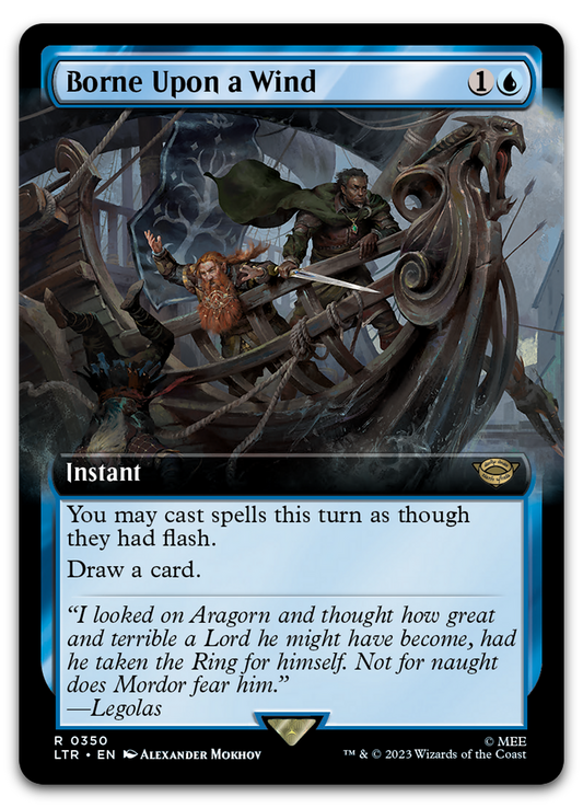 Borne Upon a Wind (Extended Art) (Universes Beyond: The Lord of the Rings: Tales of Middle-earth)
