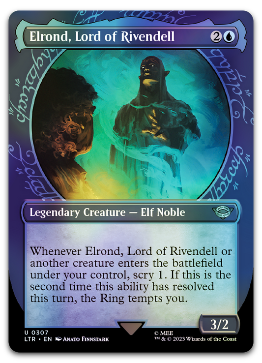 Elrond, Lord of Rivendell (Showcase) (Universes Beyond: The Lord of the Rings: Tales of Middle-earth)