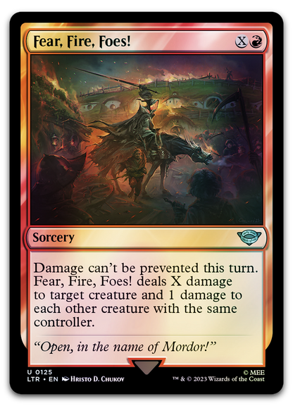 Fear, Fire, Foes! (Universes Beyond: The Lord of the Rings: Tales of Middle-earth)