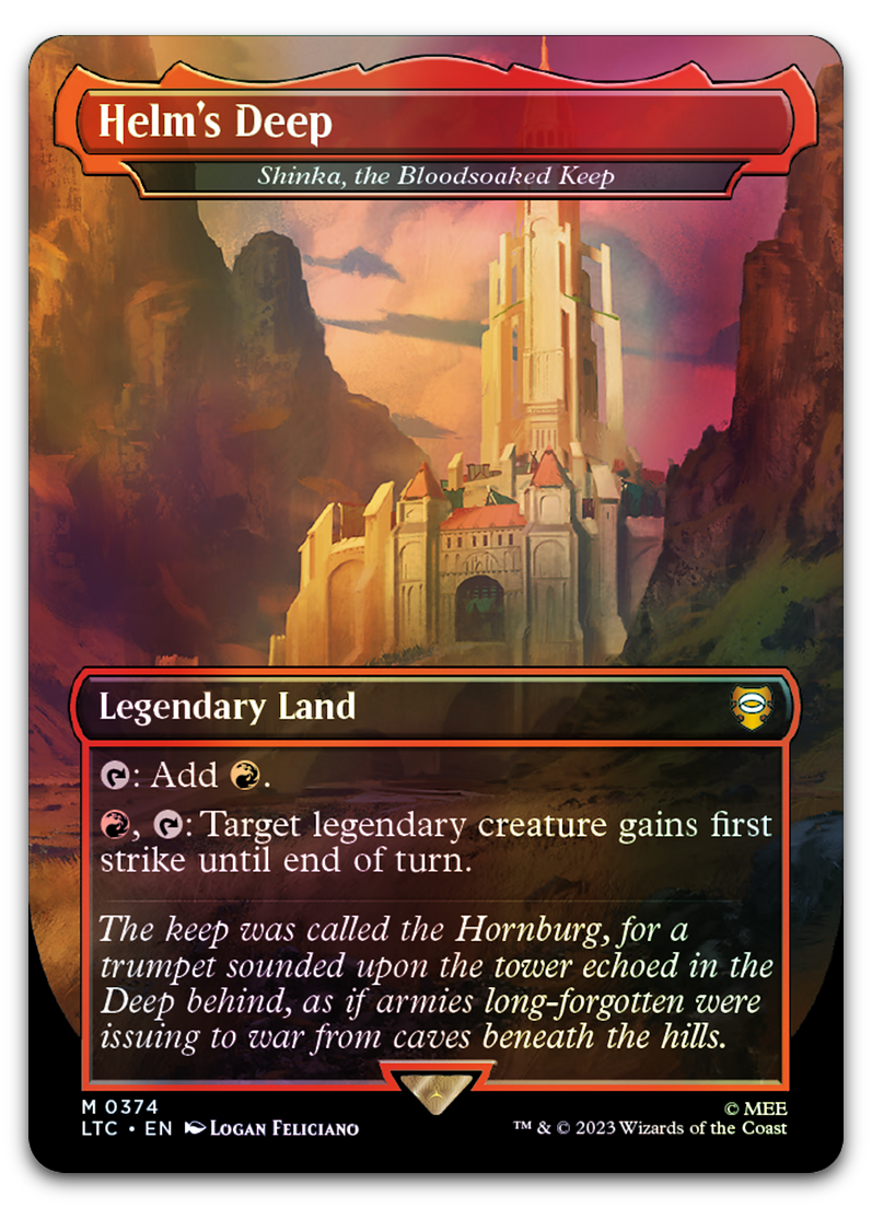 Helm's Deep - Shinka, the Bloodsoaked Keep (Commander: The Lord of the Rings: Tales of Middle-earth)