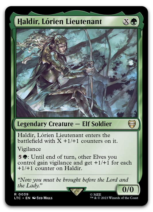 Haldir, Lorien Lieutenant (Commander: The Lord of the Rings: Tales of Middle-earth)