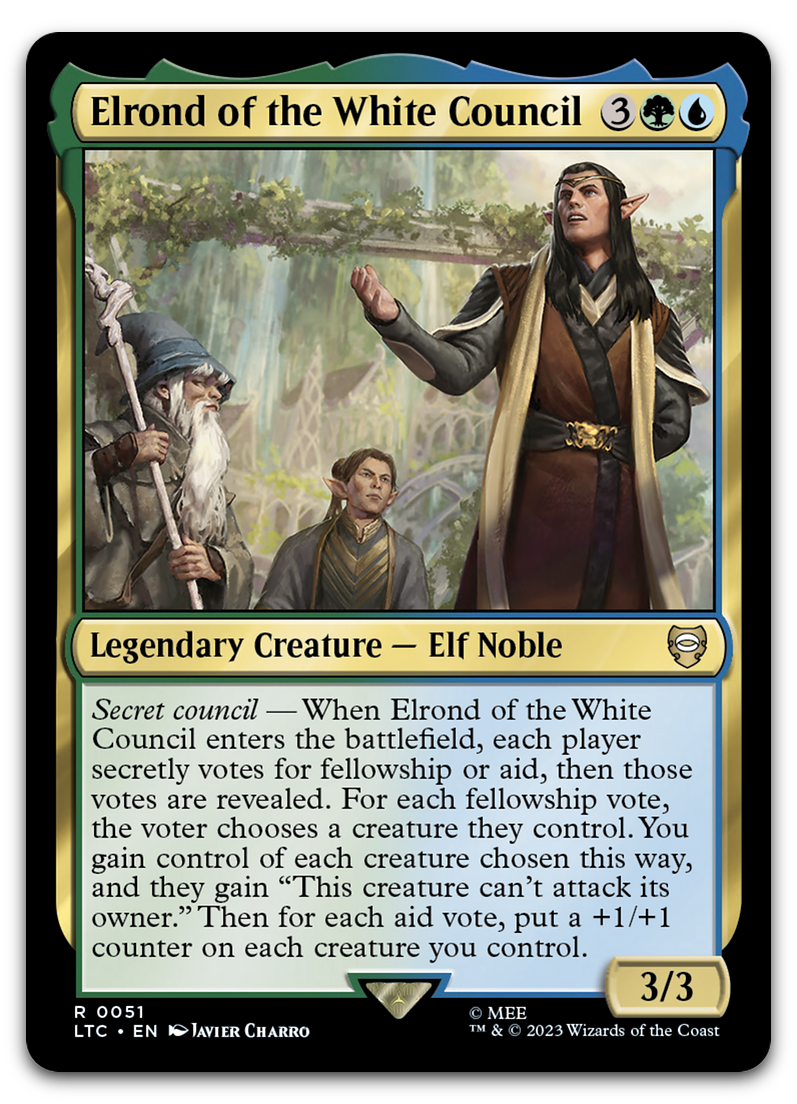 Elrond of the White Council (Commander: The Lord of the Rings: Tales of Middle-earth)