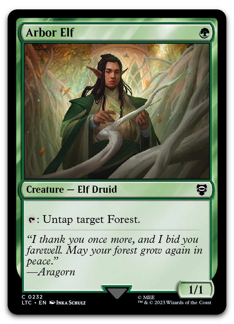 Arbor Elf (Commander: The Lord of the Rings: Tales of Middle-earth)