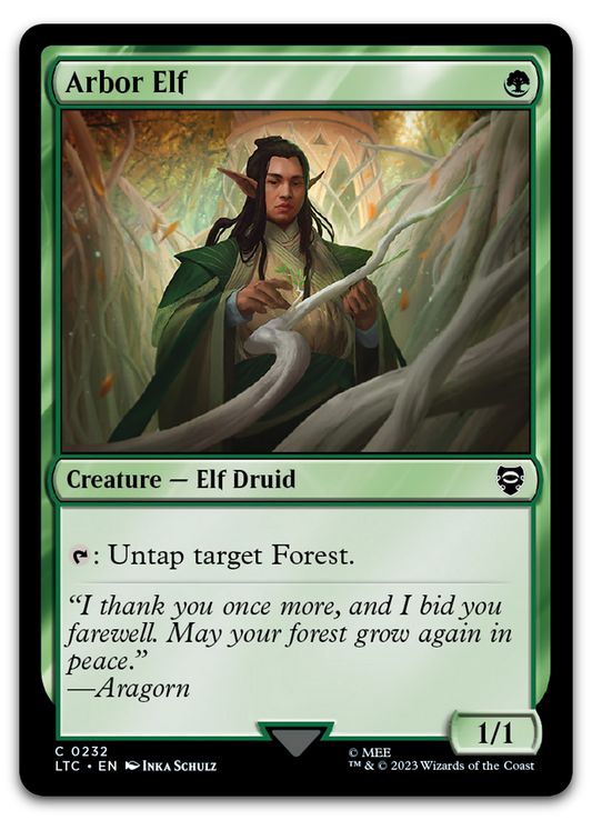 Arbor Elf (Commander: The Lord of the Rings: Tales of Middle-earth)