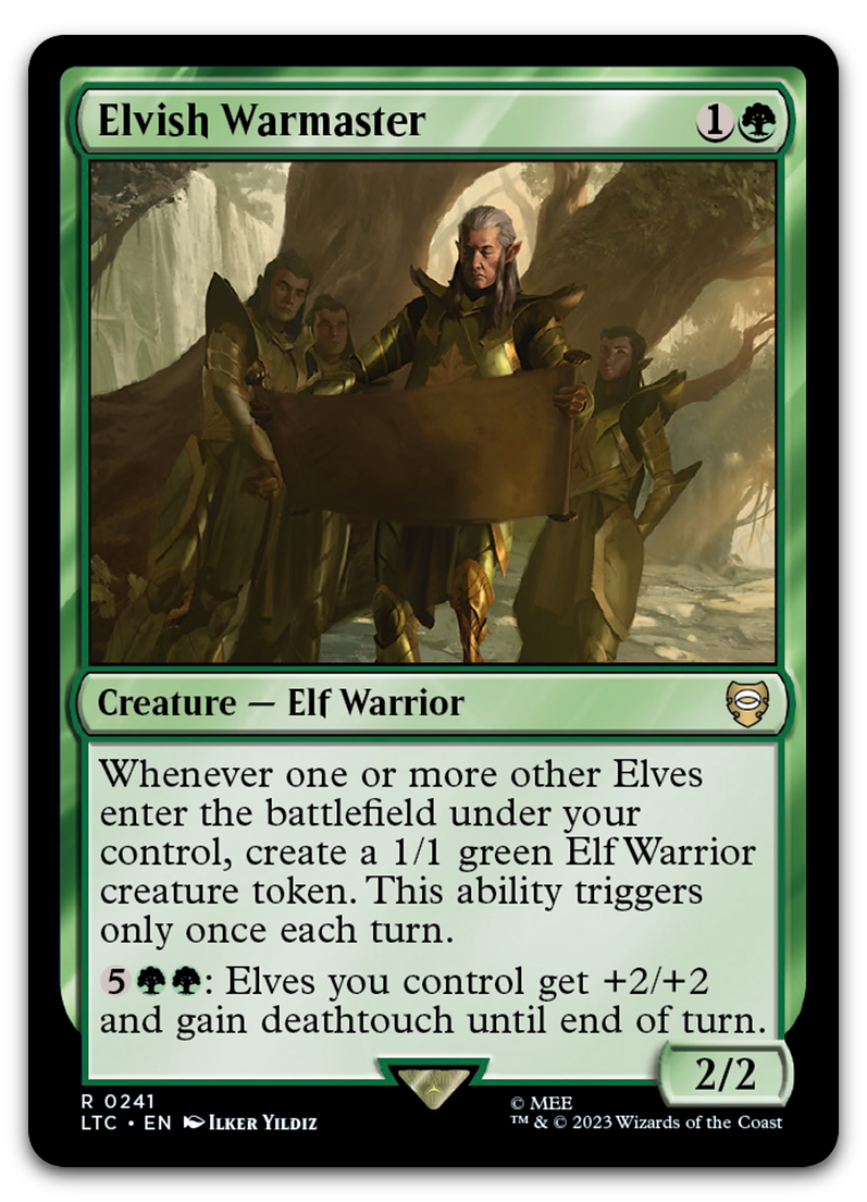 Elvish Warmaster (Commander: The Lord of the Rings: Tales of Middle-earth)