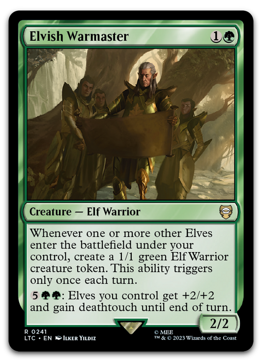 Elvish Warmaster (Commander: The Lord of the Rings: Tales of Middle-earth)