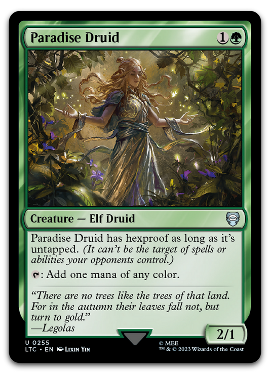 Paradise Druid (Commander: The Lord of the Rings: Tales of Middle-earth)