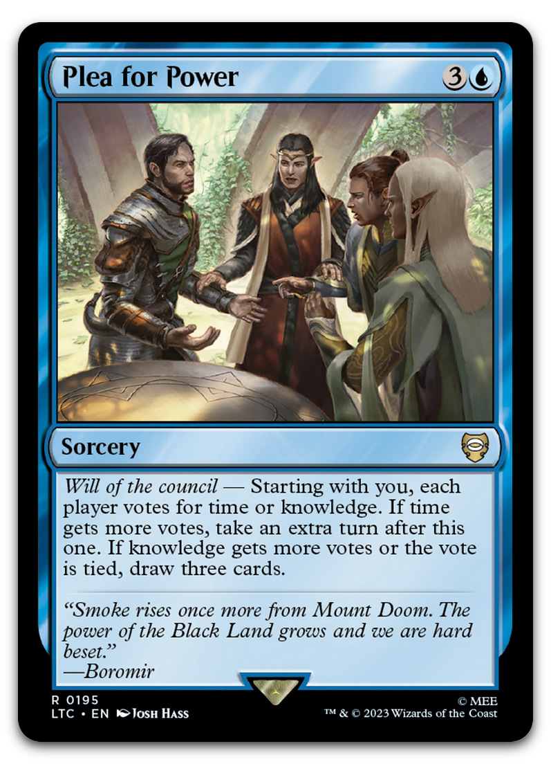 Plea for Power (Commander: The Lord of the Rings: Tales of Middle-earth)