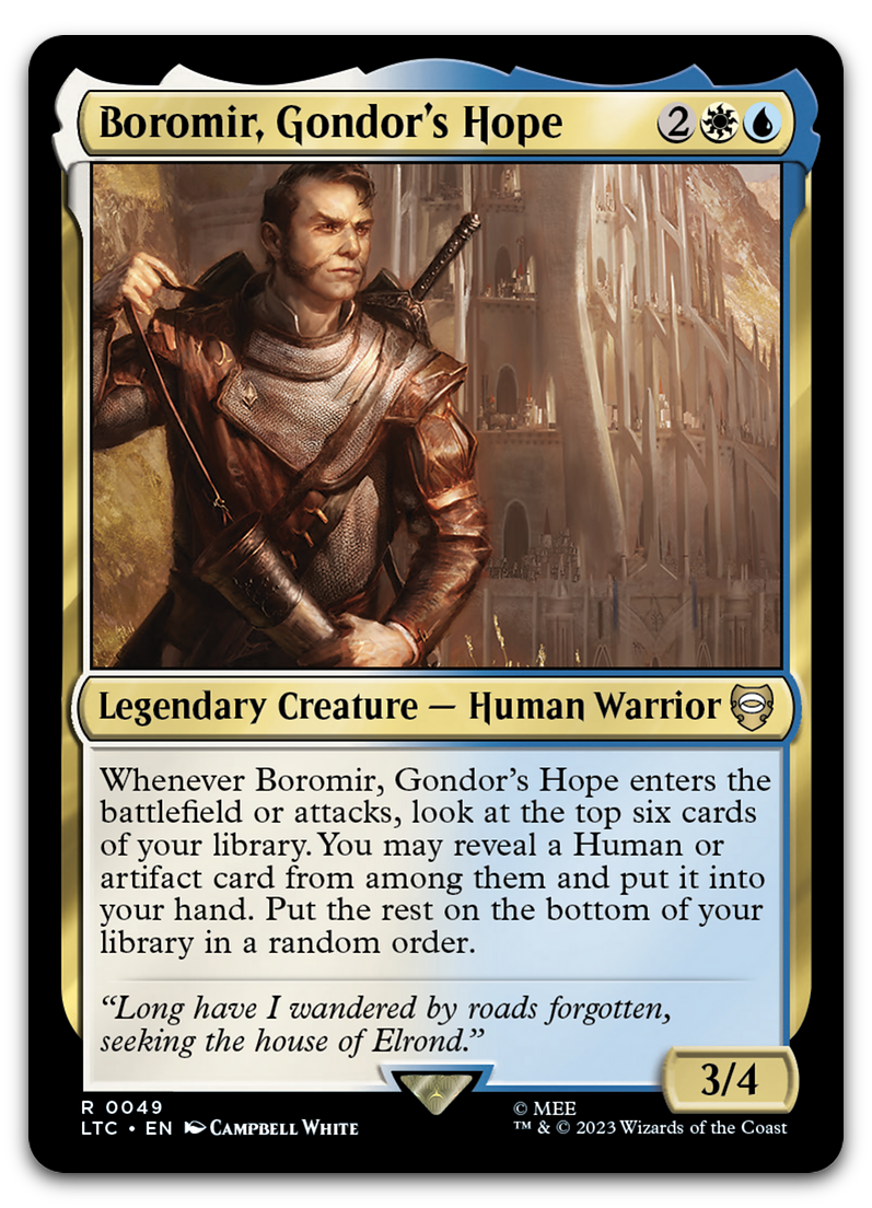 Boromir, Gondor's Hope (Commander: The Lord of the Rings: Tales of Middle-earth)