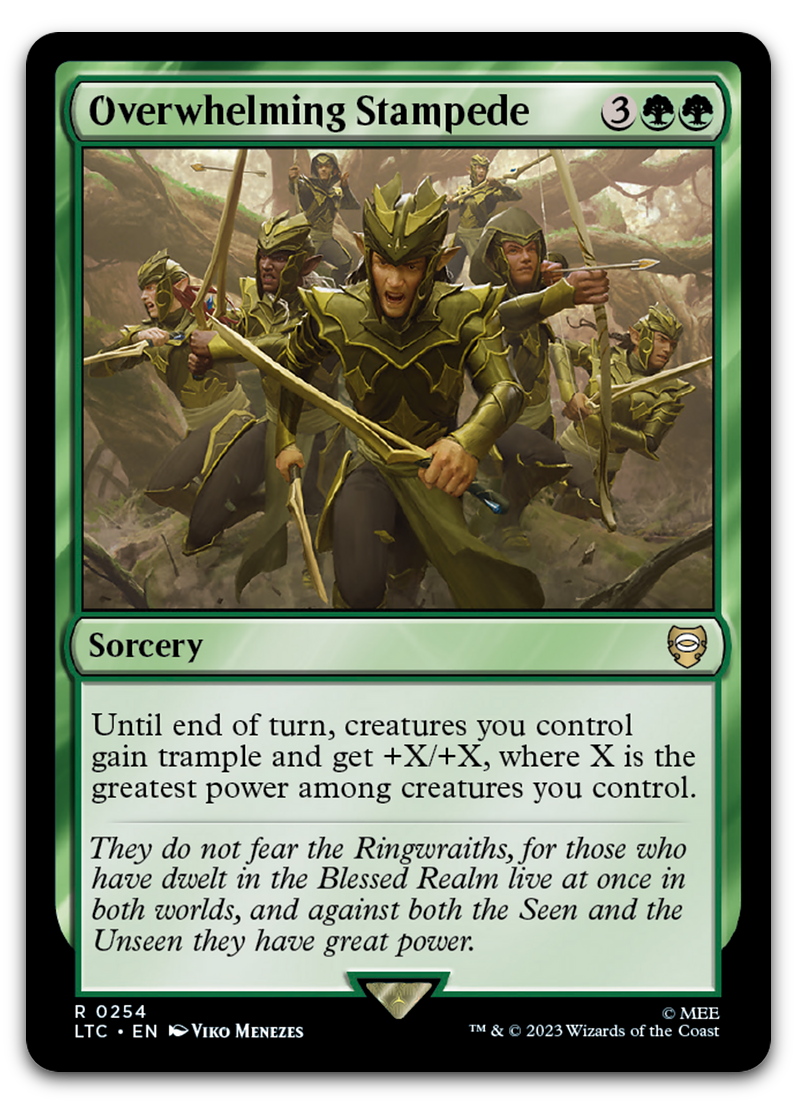 Overwhelming Stampede (Commander: The Lord of the Rings: Tales of Middle-earth)