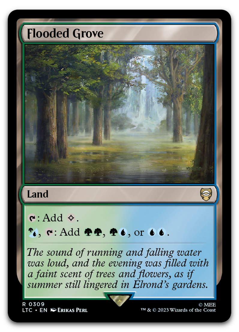 Flooded Grove (Commander: The Lord of the Rings: Tales of Middle-earth)