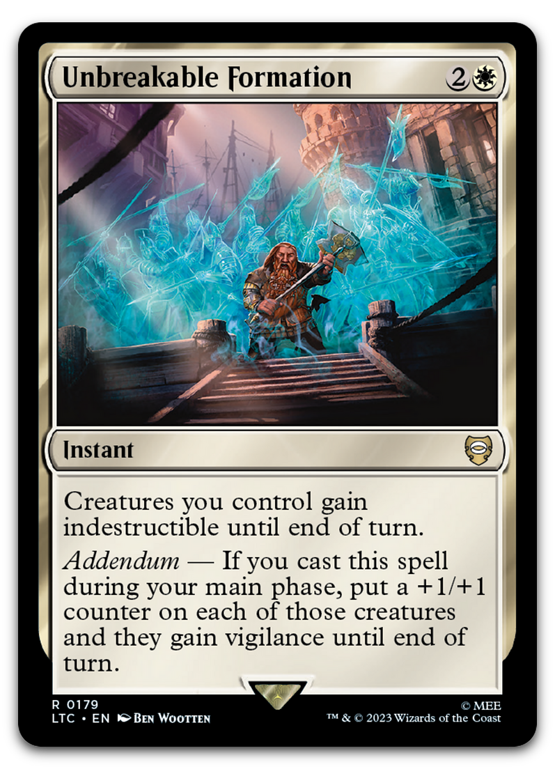 Unbreakable Formation (Commander: The Lord of the Rings: Tales of Middle-earth)