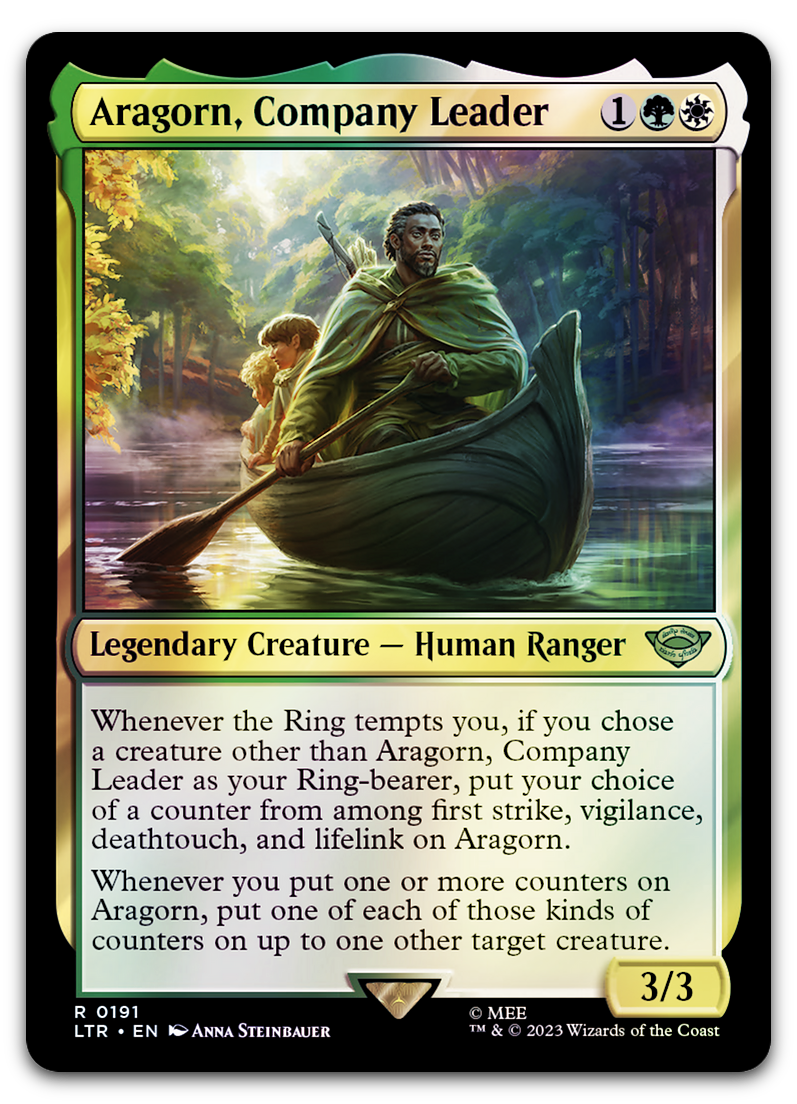 Aragorn, Company Leader (Universes Beyond: The Lord of the Rings: Tales of Middle-earth)