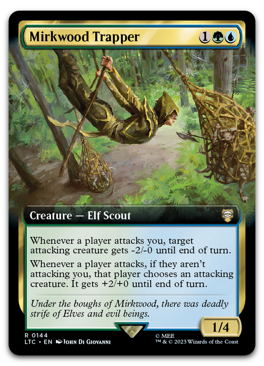 Mirkwood Trapper (Extended Art) (Commander: The Lord of the Rings: Tales of Middle-earth)