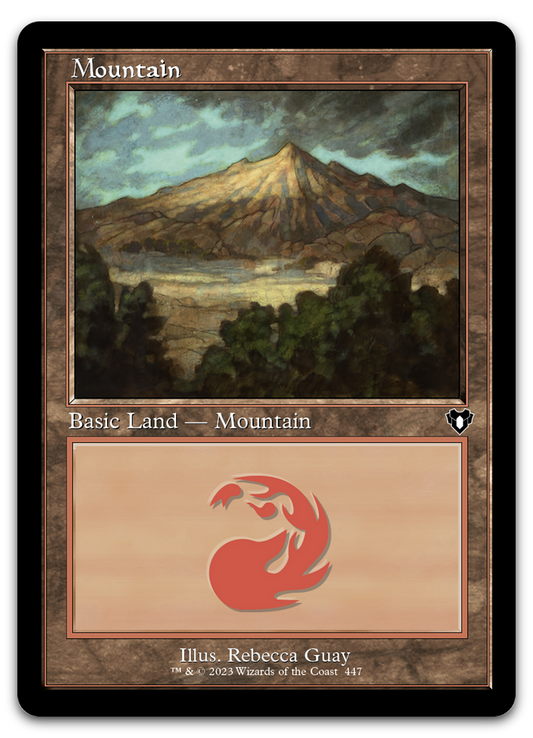 Mountain (447) (Retro Frame) (Commander Masters)